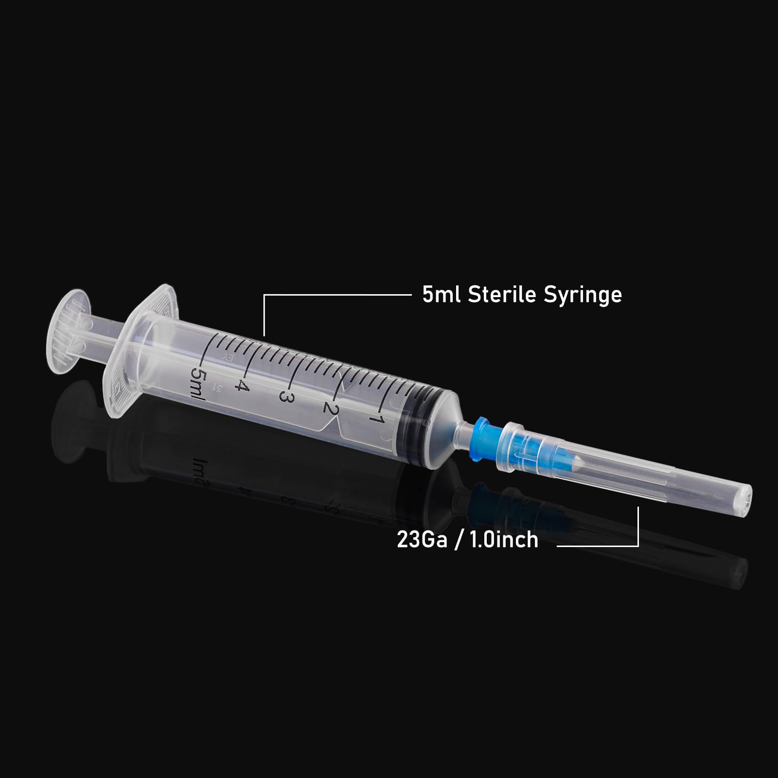 Amazon.com: 5ml Syringe with 23Ga/1